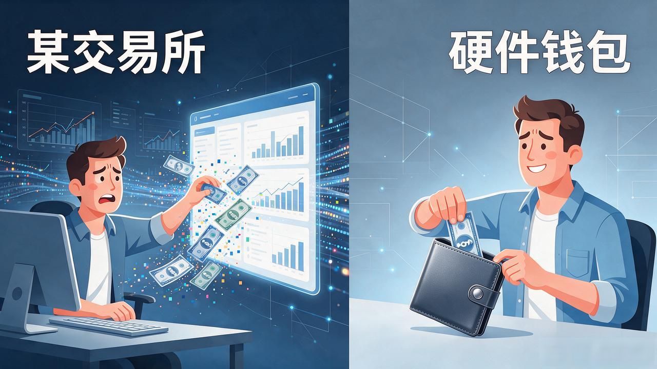 钱放数字货币里到底安不安全，普通人拿钱包和放平台有什么区别
