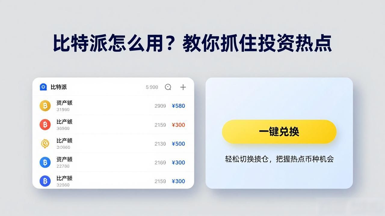 比特派怎么用?教你抓住投资热点