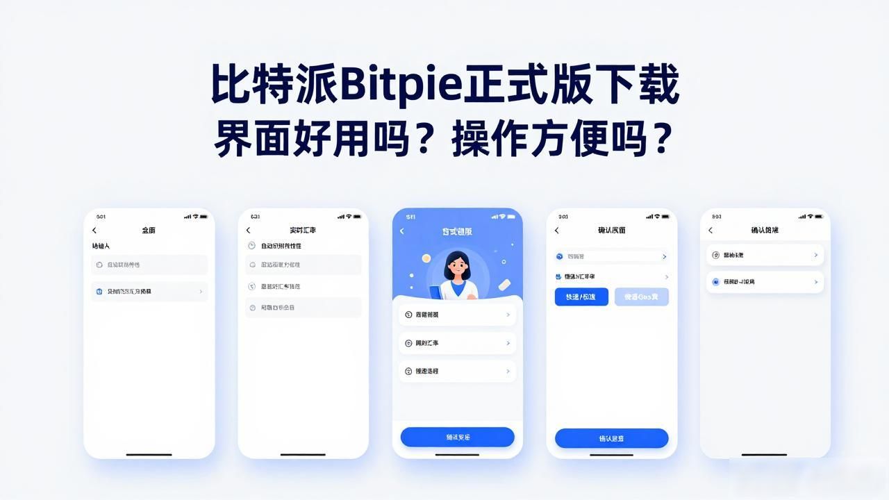 比特派Bitpie正式版下载 界面好用吗?操作方便吗?