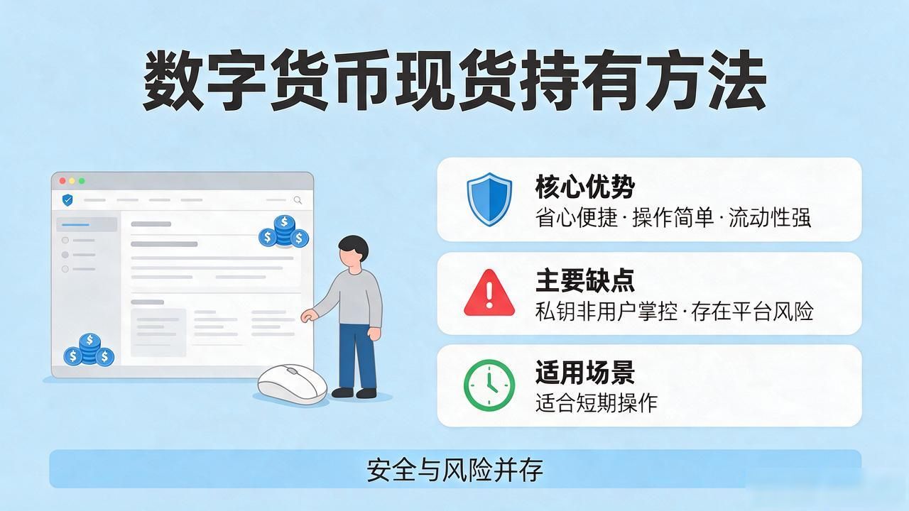 数字货币如何持有现货:三种实用方法完全指南