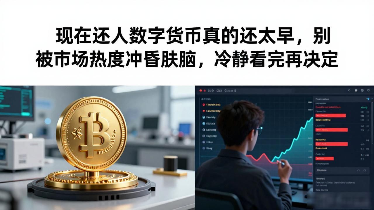 现在追数字货币真的还太早，别被市场热度冲昏头脑，冷静看完再决定