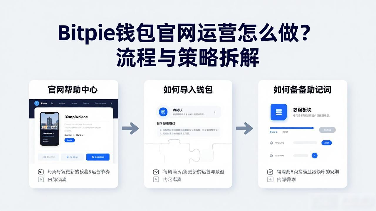 Bitpie钱包官网运营怎么做?流程与策略拆解