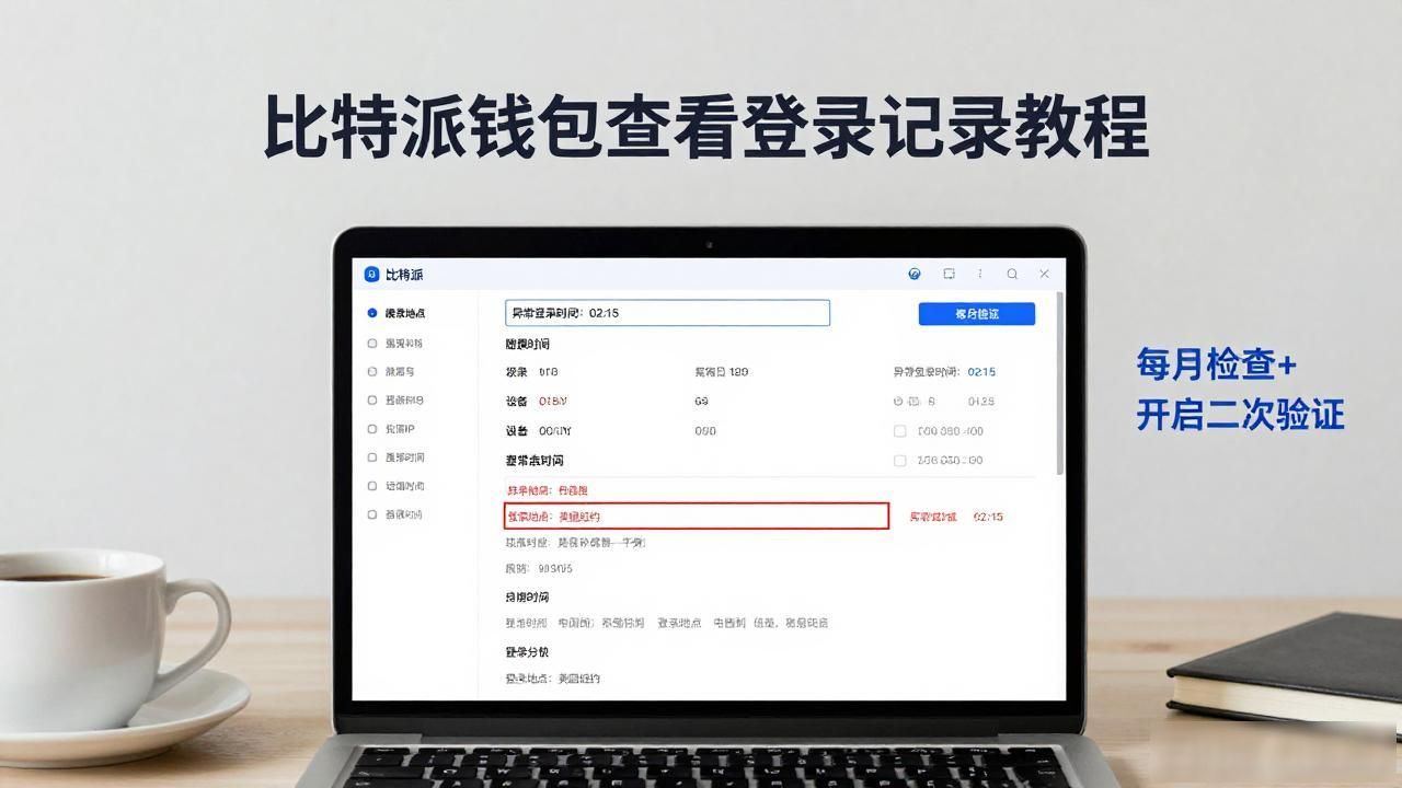 比特派钱包查看登录记录教程